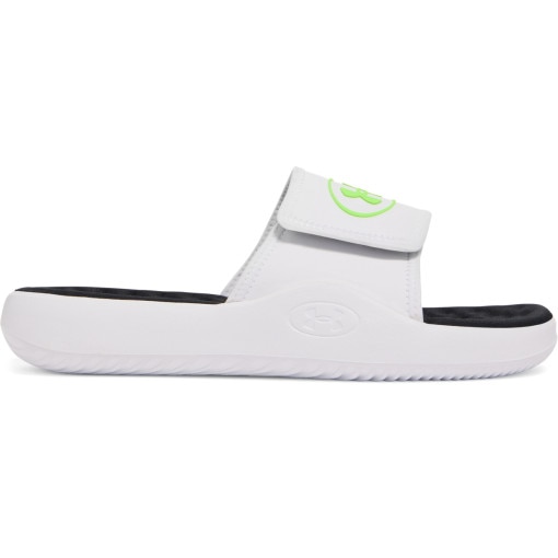 UNDER ARMOUR Męskie klapki Under Armour UA Ignite Pro 8 SL białe Biały