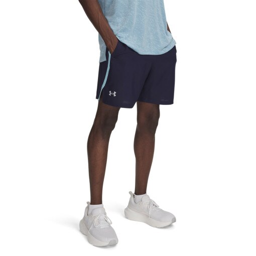Męskie spodenki do biegania Under Armour UA Launch 7'' Short - granatowe