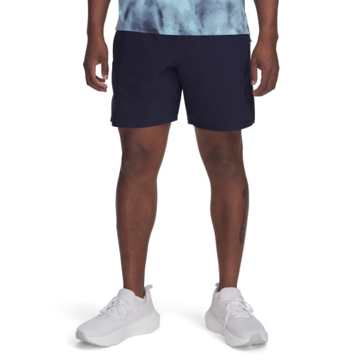 Męskie spodenki treningowe Under Armour UA Launch Pro 2n1 7'' Shorts - granatowe
