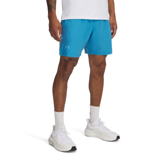Męskie spodenki treningowe Under Armour UA Launch Pro 2n1 7'' Shorts - niebieskie