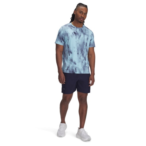 UNDER ARMOUR Męskie spodenki treningowe Under Armour UA Launch Pro 2n1 7'' Shorts  granatowe Granatowy
