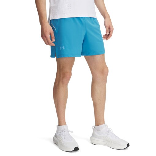 Męskie spodenki do biegania Under Armour UA Launch Pro 5'' Shorts - niebieskie