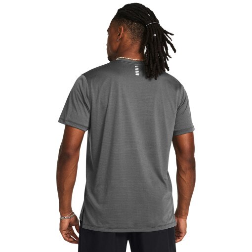 Męska koszulka do biegania Under Armour UA Launch Shortsleeve - szary