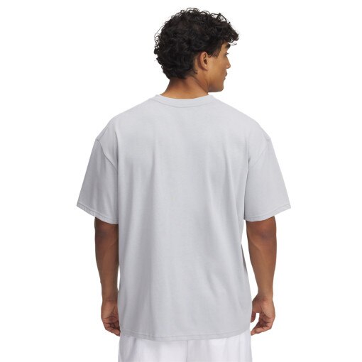 Męski t-shirt z nadrukiem Under Armour UA M Hw Os Branded Ss - szary