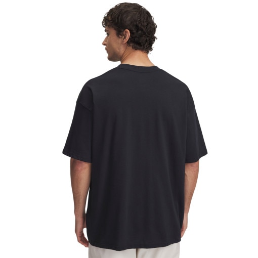 Męski t-shirt z nadrukiem UA M HWT Hoops Hoopnotic SS - czarny