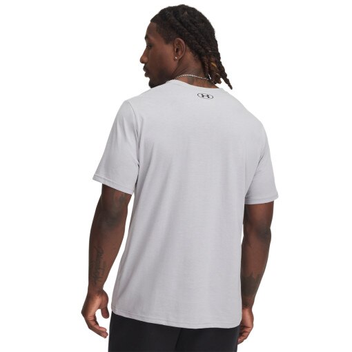 Męski t-shirt z nadrukiem Under Armour UA M Lc Fly In Logo SS - szary