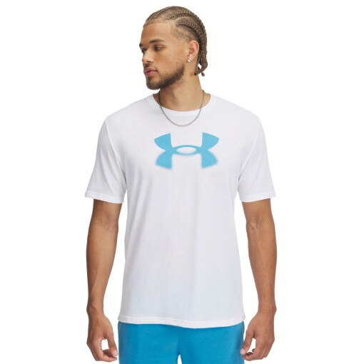 UNDER ARMOUR Męski tshirt z nadrukiem Under Armour UA Reflective Big Logo  biały Biały