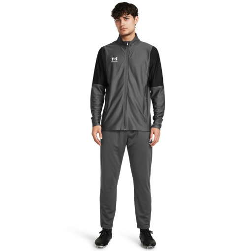 UNDER ARMOUR Męskie spodnie do piłki nożnej Under Armour UA M's Challenger Pique Pant  szare Szary