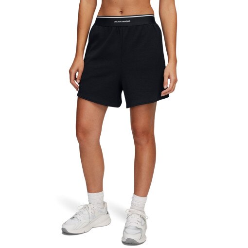 Damskie spodenki treningowe Under Armour UA Meridian Rib Short - czarne