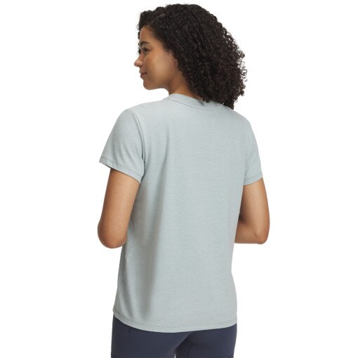 Damski t-shirt z nadrukiem Under Armour Campus Core Ss - szary