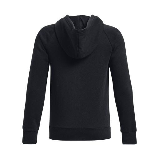Chłopięca bluza dresowa rozpinana z kapturem Under Armour UA Rival Fleece FZ Hoodie - czarna