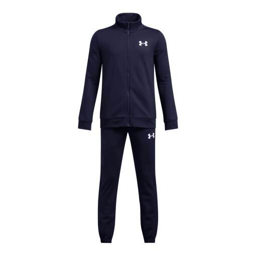 UNDER ARMOUR Chłopięcy dres komplet treningowy Under Armour UA Rival Knit Track Suit  czarny Czarny