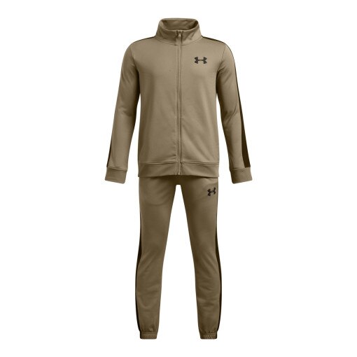 UNDER ARMOUR Chłopięcy dres komplet treningowy Under Armour UA Rival Knit Track Suit  brązowy Brązowy