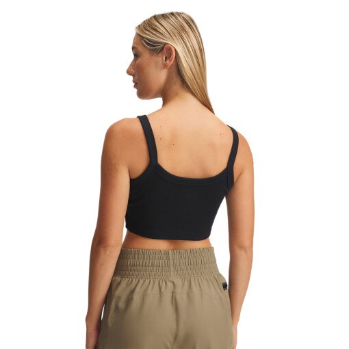 Damski top basic Under Armour UA Rival Rib Baby Tank - czarny