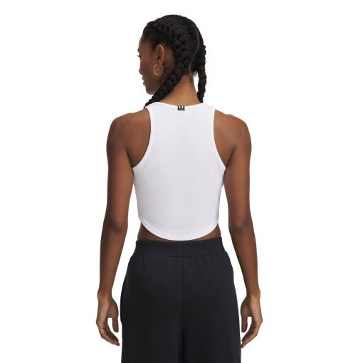 Damski top basic Under Armour UA Rival Rib Tank - biały
