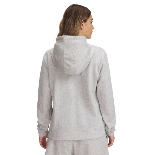 Damska bluza dresowa nierozpinana z kapturem Under Armour UA Rival Terry Hoodie - szara