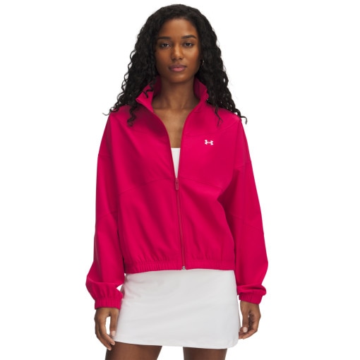 UNDER ARMOUR Damska kurtka treningowa Under Armour UA Rival Woven Jacket  różowa Różowy