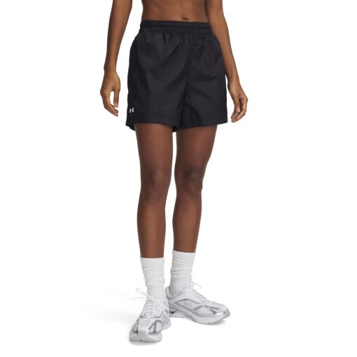 Damskie spodenki treningowe Under Armour UA Rival Woven Short - czarne