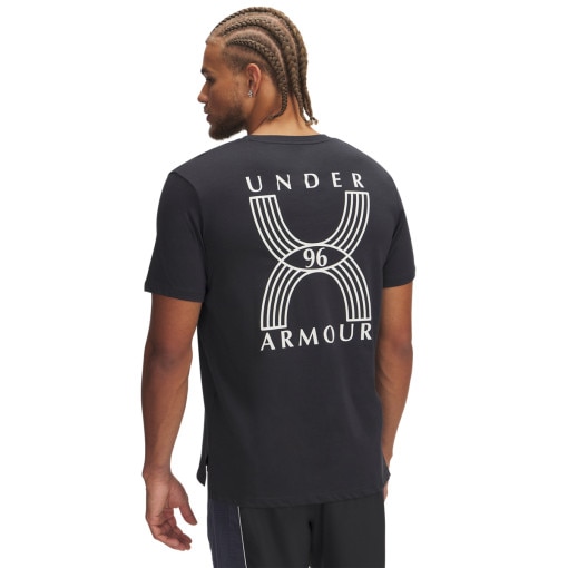 Męski t-shirt z nadrukiem Under Armour UA Run 96 - szary