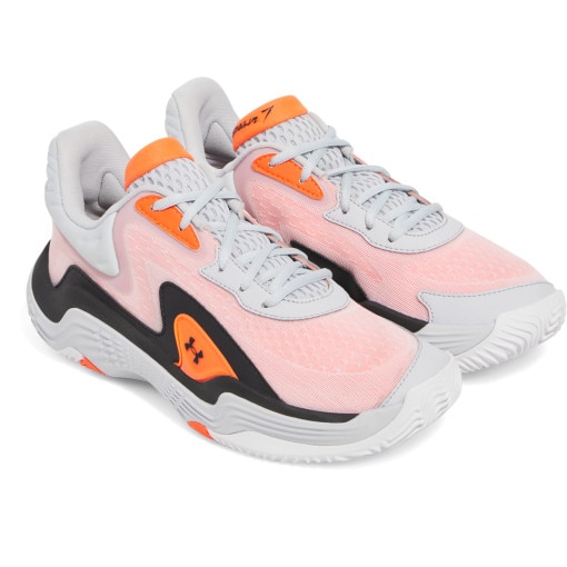 Buty do koszykówki uniseks Under Armour UA Spawn 7 - różowe