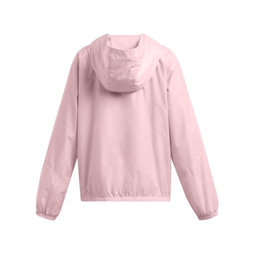 Dziewczęca kurtka wiatrówka Under Armour UA Sport Windbreaker Jkt - różowa