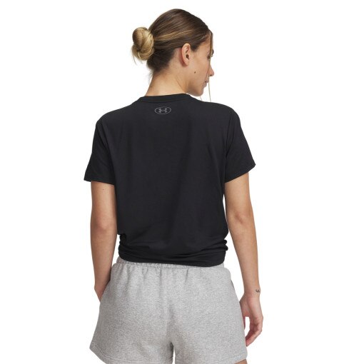 Damska koszulka treningowa Under Armour UA Tech PTH Graphic SSC - czarna