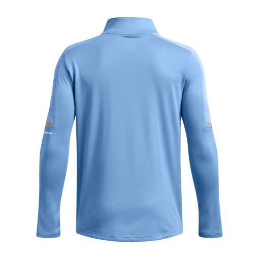 Chłopięcy longsleeve treningowy Under Armour UA Tech Utility 1/4 Zip - niebieski