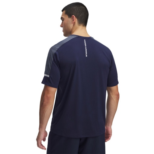 Męska koszulka treningowa Under Armour UA Tech Utility SS - granatowa