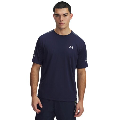 UNDER ARMOUR Męska koszulka treningowa Under Armour UA Tech Utility SS  granatowa Granatowy