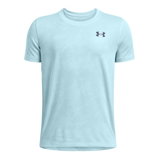 UNDER ARMOUR Chłopięca koszulka treningowa Under Armour UA Tech Vent Jacquard Short Sleeve  niebieska Niebieski