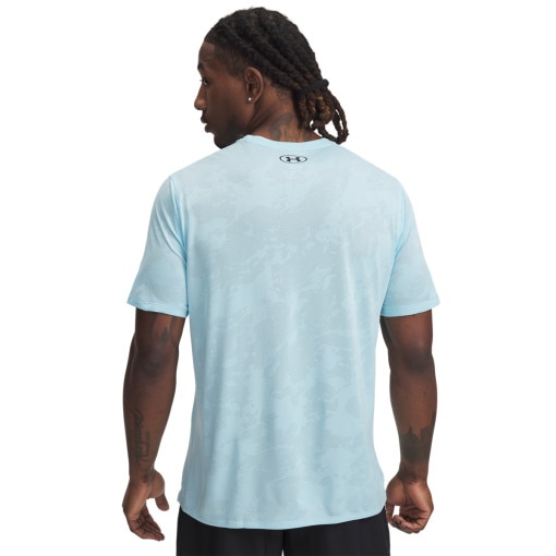 Męska koszulka treningowa Under Armour UA Tech Vent Jcqrd SS - niebieska