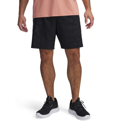 Męskie spodenki treningowe Under Armour UA Tech Woven Emboss Short - czarne
