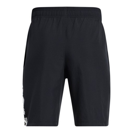 Chłopięce spodenki treningowe Under Armour UA Tech Woven Graphic Short - czarne