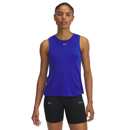 UNDER ARMOUR Damski top do biegania Under Armour UA Trail Run Tank  granatowy Granatowy