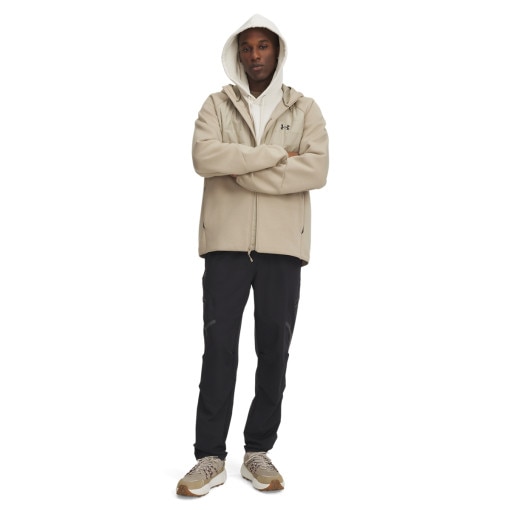 UNDER ARMOUR Męskie spodnie treningowe cargo UA Unstoppable Cargo Pant czarne Czarny