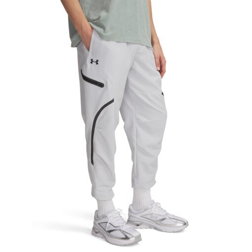 Męskie spodnie treningowe cargo UA Unstoppable Cargo Pant - szare