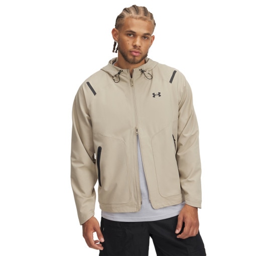 UNDER ARMOUR Męska kurtka przejściowa Under Armour UA Unstoppable Jacket Lc  beżowa Beżowy