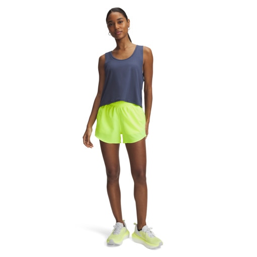 UNDER ARMOUR Damskie spodenki treningowe Under Armour UA Vanish 3in Short  zielone Zielony