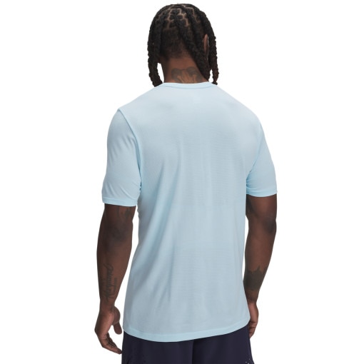 Męska koszulka treningowa Under Armour UA Vanish Elite Seamless SS - niebieska