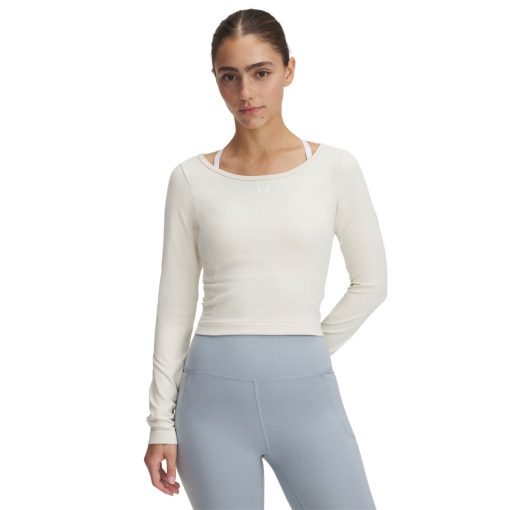 UNDER ARMOUR Damski longsleeve treningowy Under Armour UA Vanish Seamless LS biały Biały