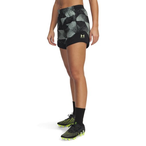 Damskie spodenki treningowe Under Armour UA W's Ch. Pro Short PRNT - zielone