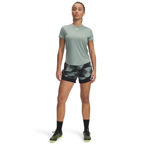 UNDER ARMOUR Damskie spodenki treningowe Under Armour UA W's Ch. Pro Short PRNT  zielone 349