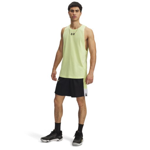 UNDER ARMOUR Męskie spodenki do koszykówki Under Armour UA Zone 7" Short  czarne Czarny