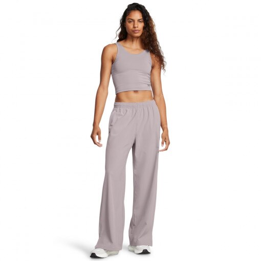 UNDER ARMOUR Damskie spodnie treningowe Under Armour Armoursport Wide Leg Pant  beżowe Beżowy