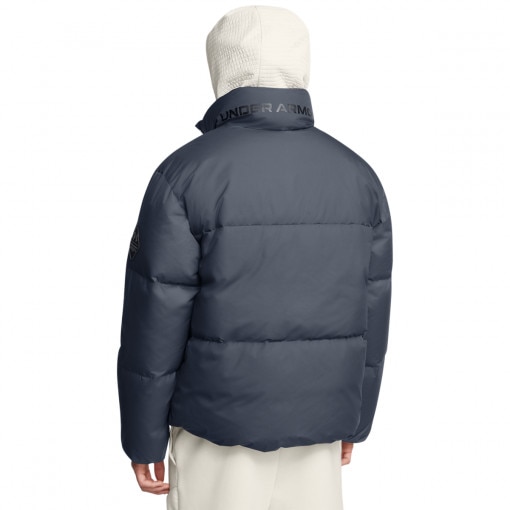 Męska kurtka z puchem naturalnym Under Armour Limitless Down Puffer Jacket - szara