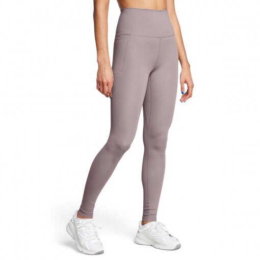 Damskie legginsy treningowe Under Armour Meridian Ultra High Rise - beżowe