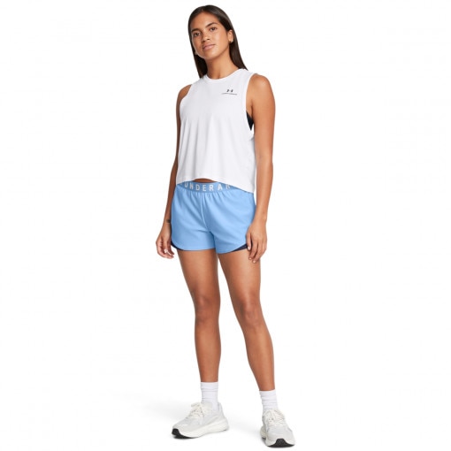 UNDER ARMOUR Damskie spodenki treningowe Under Armour Play Up Shorts 3.0  niebieskie Niebieski