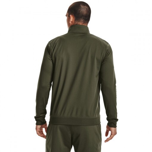 Męska bluza rozpinana bez kaptura Under Armour Sportstyle Tricot Jacket - khaki