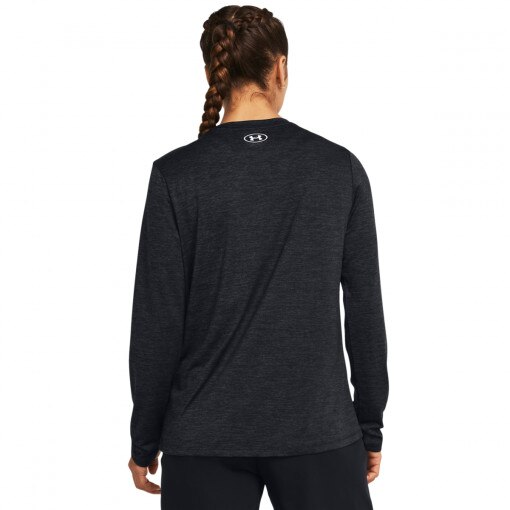 Damski longsleeve treningowy Under Armour Tech Ls Crew Twist - czarny 