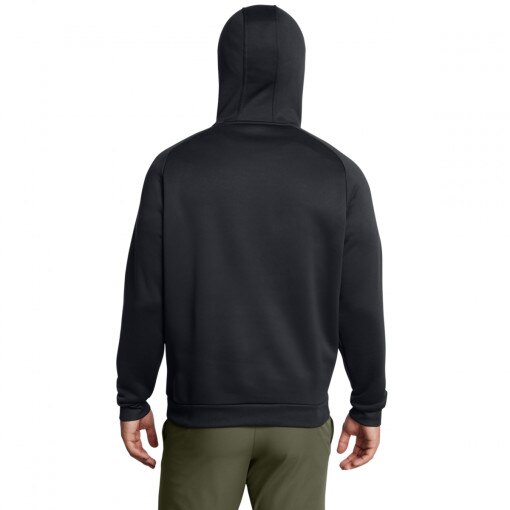 Męska bluza treningowa z kapturem Under Armour UA Armour Fleece Pro Kanga Hd - czarna